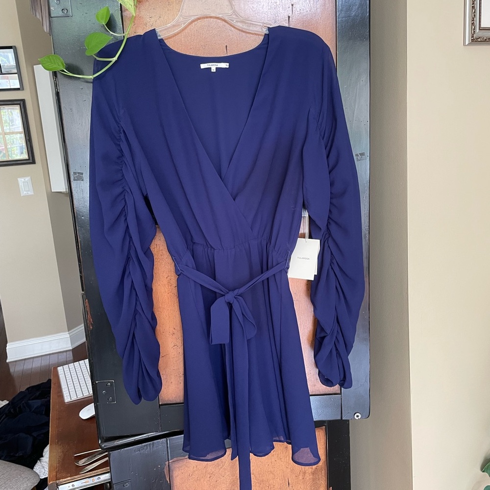 NWT TULAROSA Tawney Dress Blue sz M